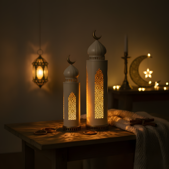Ramadan Lantern Set - 2 Pcs